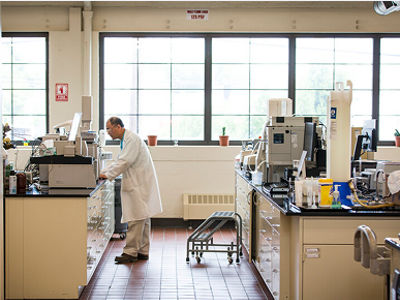 Teknor Employee testing White PVC Pellets 