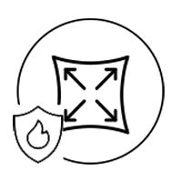 Schwarz-Weiß-Symbole mit Materialeigenschaften