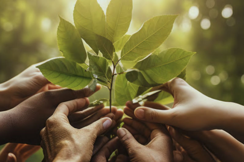 people holding leaves