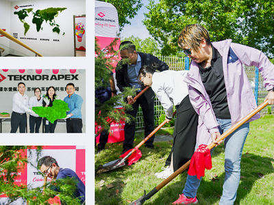 Teknor Asia Communities Volunteering and planting trees