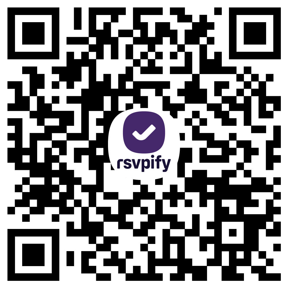 QR code linking to RSVPfy website